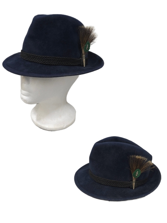 Accessories - Vintage Handcrafted ORIGINAL ISCHLER HUT T-Alpine/Tyrolean Style Trachten Hat